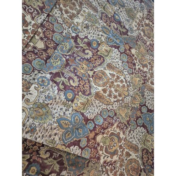 New Pottery Barn Angelian Ikat Reversible King Duvet Cover 3 Standard Shams - Picture 8 of 13